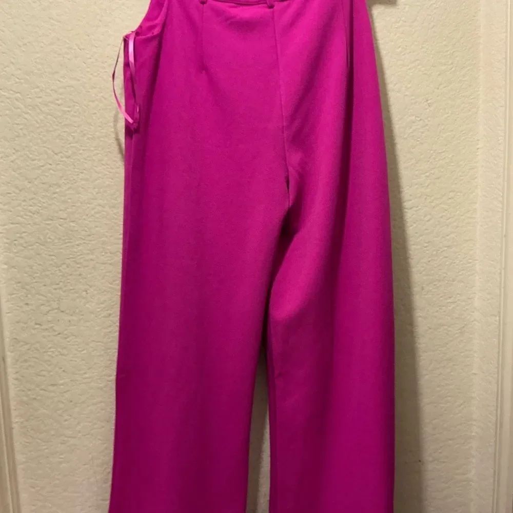 Nwt Eliza The Label Rio Pants Pink Size L Cut Out On Side Too — image 5 of 8